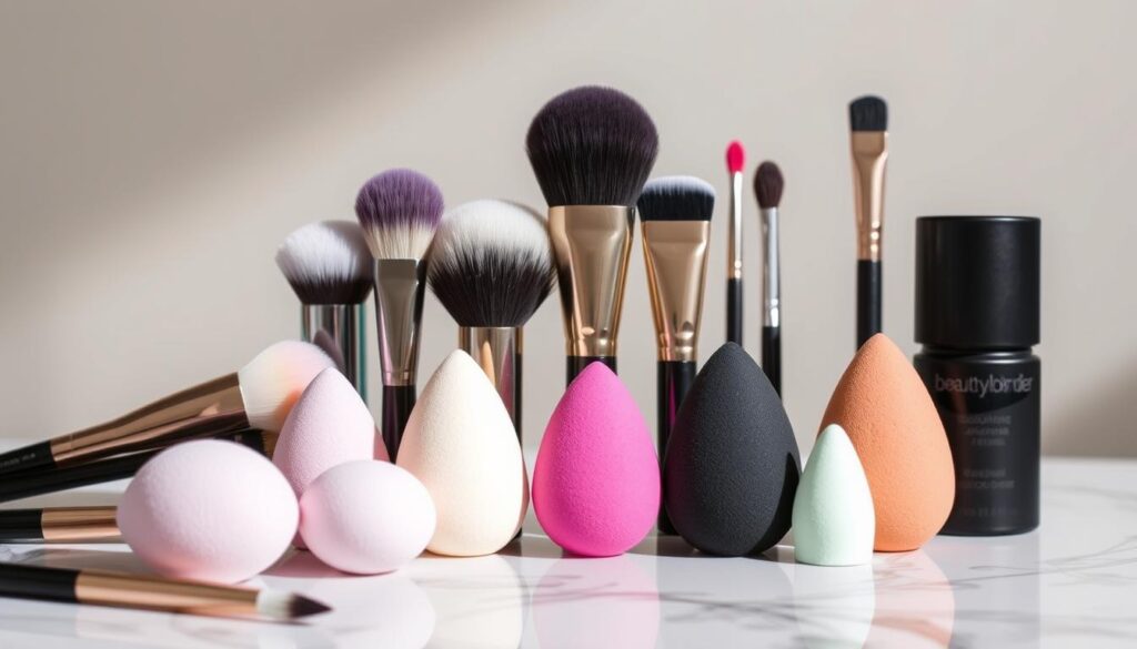 Beautyblender-Konturpinsel und Make-up-Schwämme im Vergleich