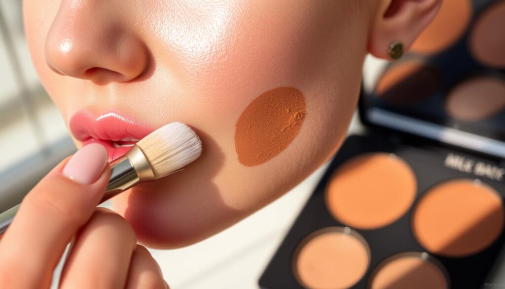 Bronzer Creme von Milk Makeup Anwendung