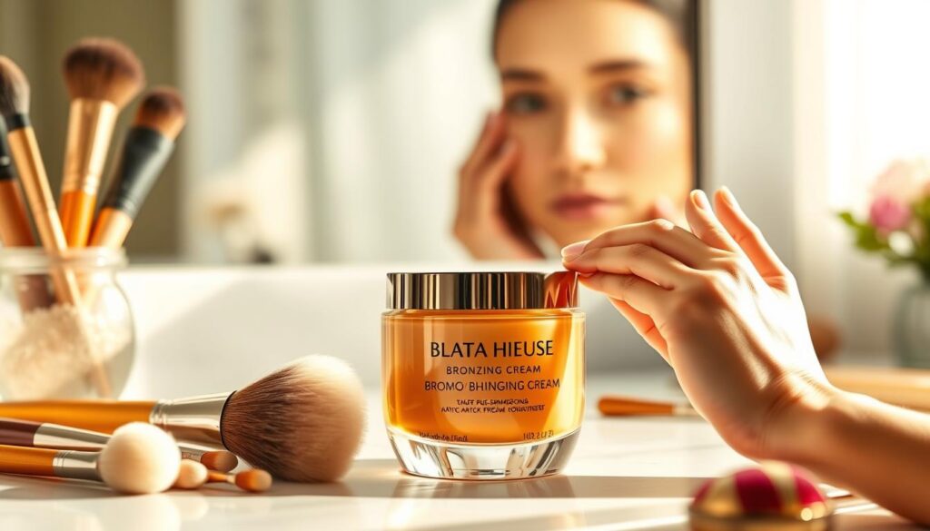 Bronzing Cream Anwendung