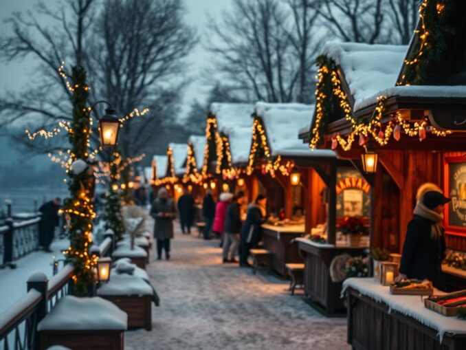 Christkindlmarkt Bayern auf der Fraueninsel