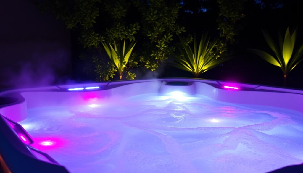 Hot Tube mit LED-Beleuchtung