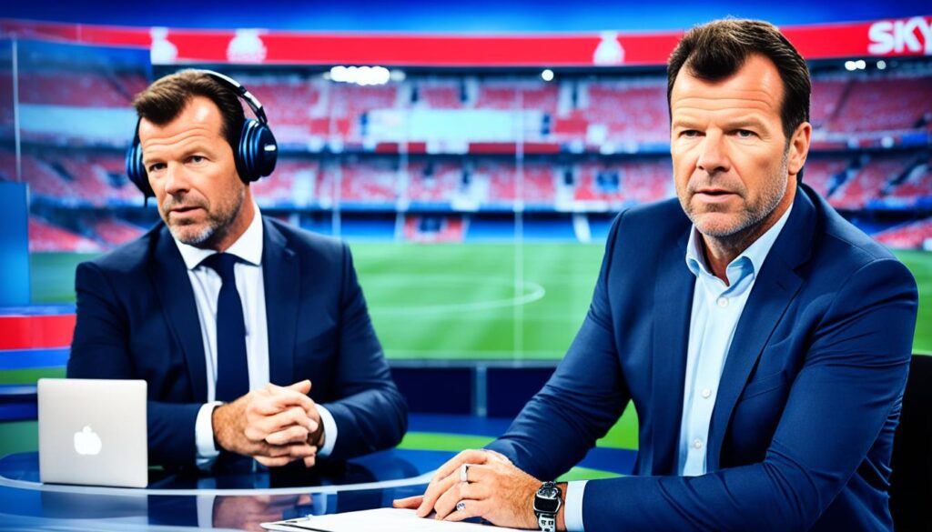 Lothar Matthäus TV-Experte bei Sky Lothar Matthäus TV-Experte bei Sky