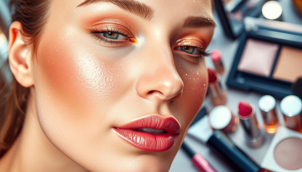 Make-up Glow Effekt Anwendung