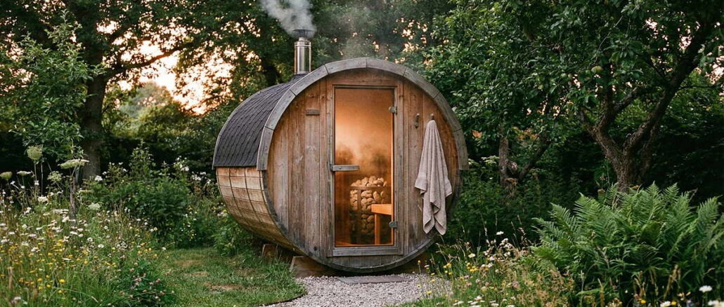 Sauna-Wellness im eigenen Garten