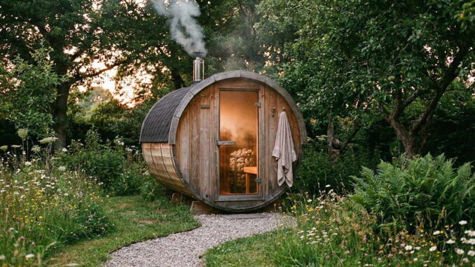 Sauna-Wellness im eigenen Garten