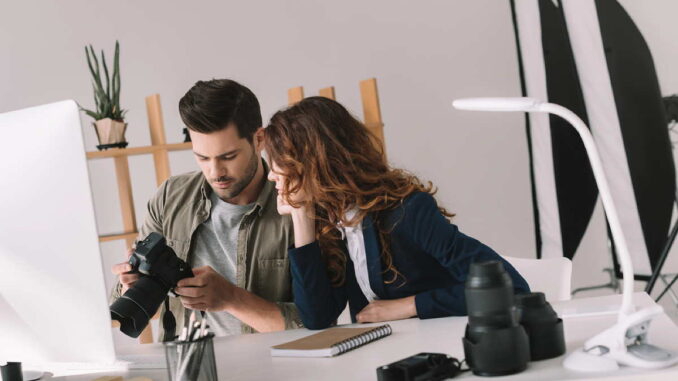 Professioneller Fotograf