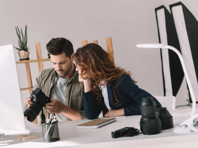 Professioneller Fotograf