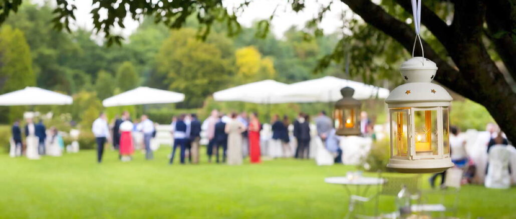 Sommerparty mit Catering