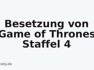 Besetzung von Game of Thrones Staffel 4