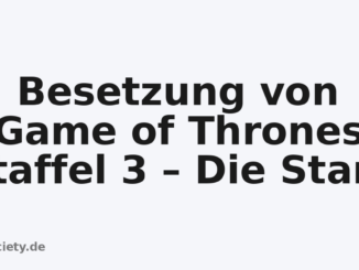 Besetzung von Game of Thrones Staffel 3 – Die Stars