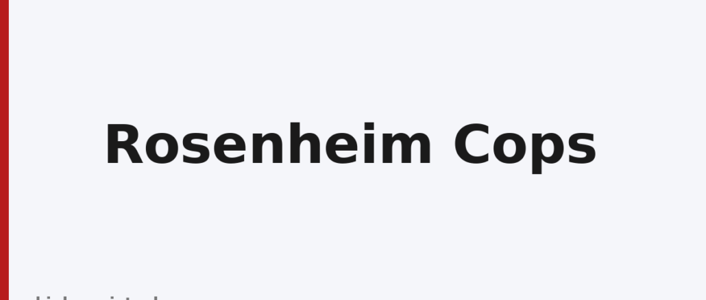 Rosenheim Cops