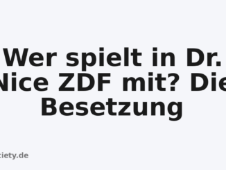 Wer spielt in Dr. Nice ZDF mit? Die Besetzung