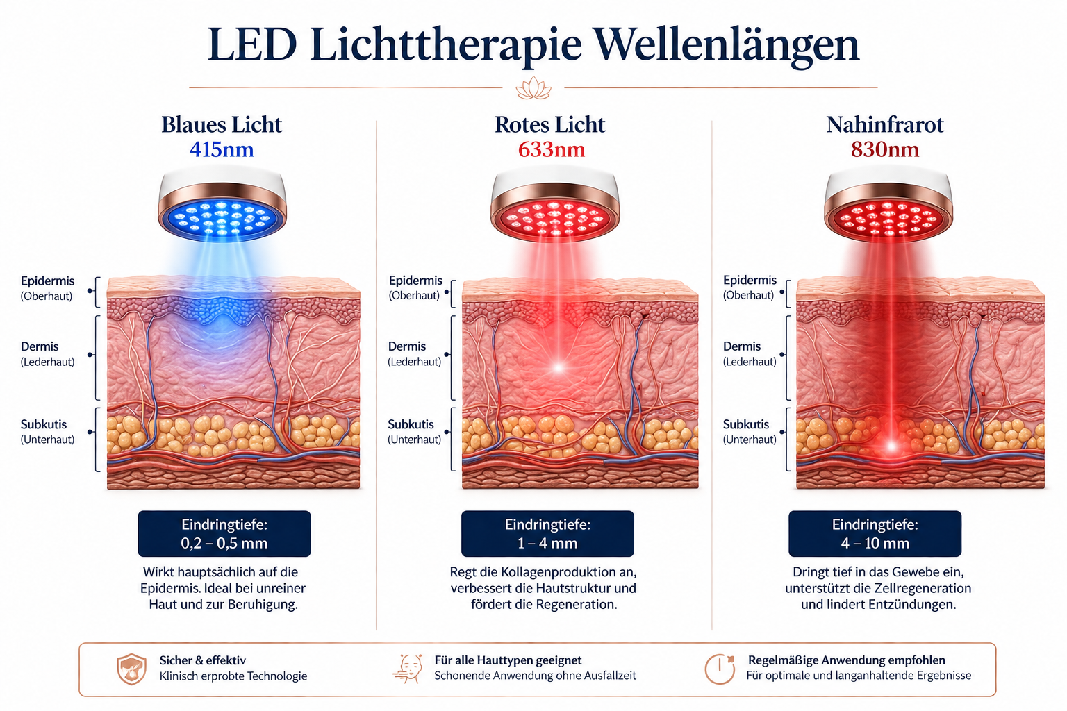 Was ist LED-Lichttherapie für die Haut und wie funktioniert sie?