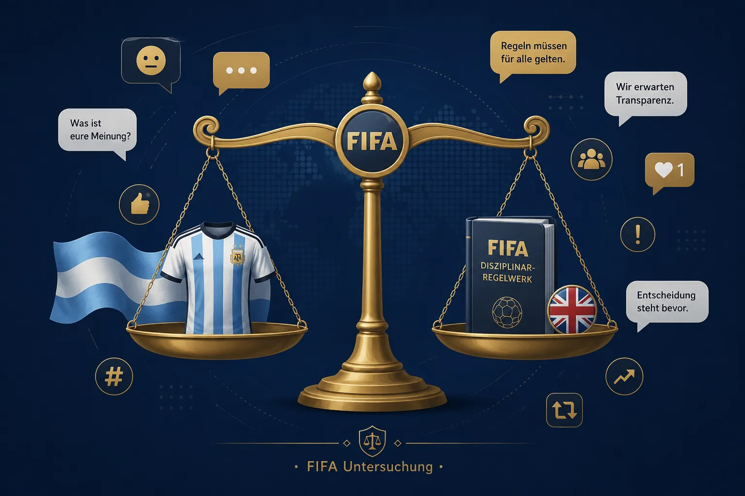 Hat die FIFA Argentinien für den Banner-Vorfall bestraft?