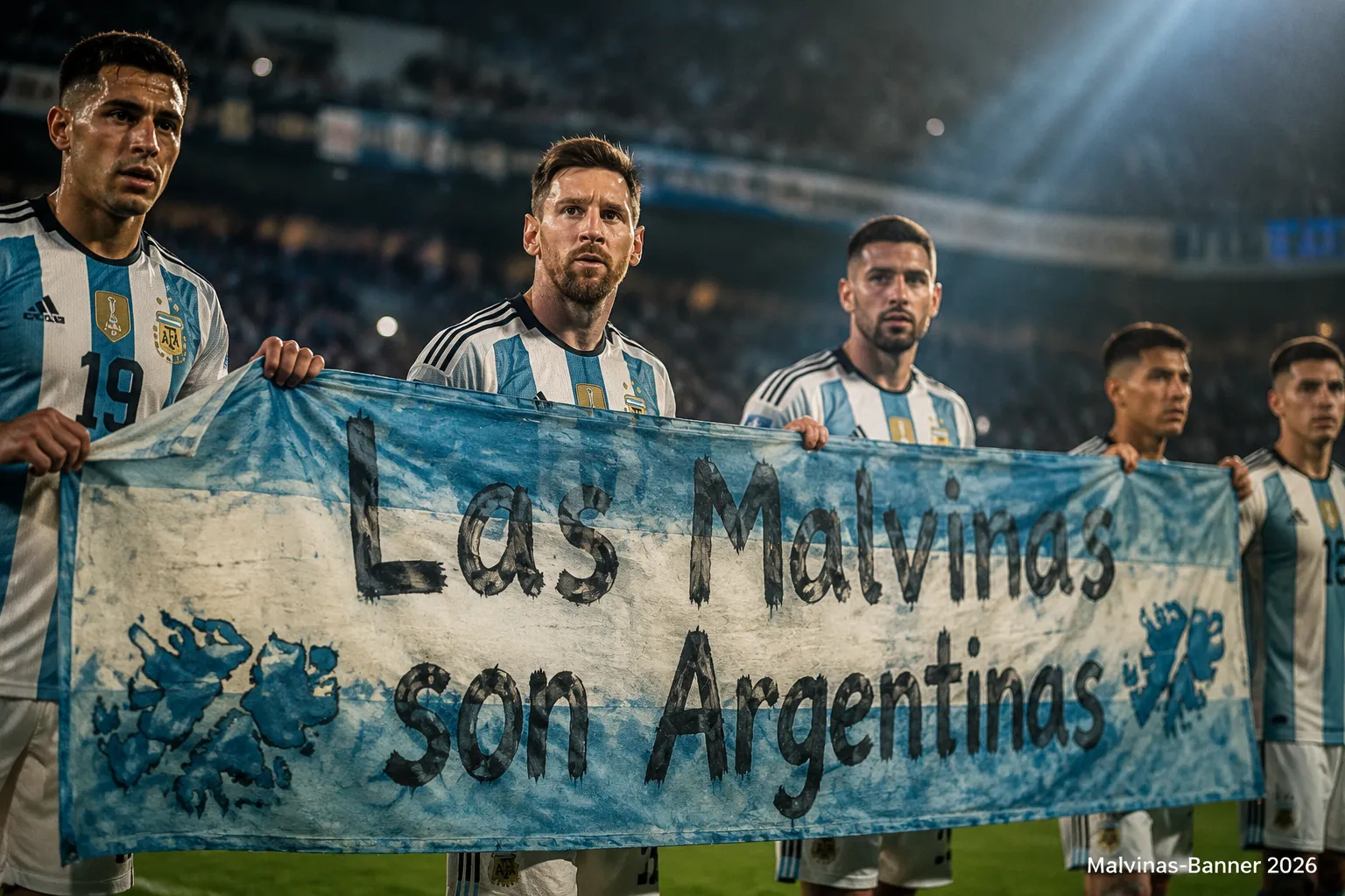 Was ist die Falklandinseln-Banner-Kontroverse im Fußball?