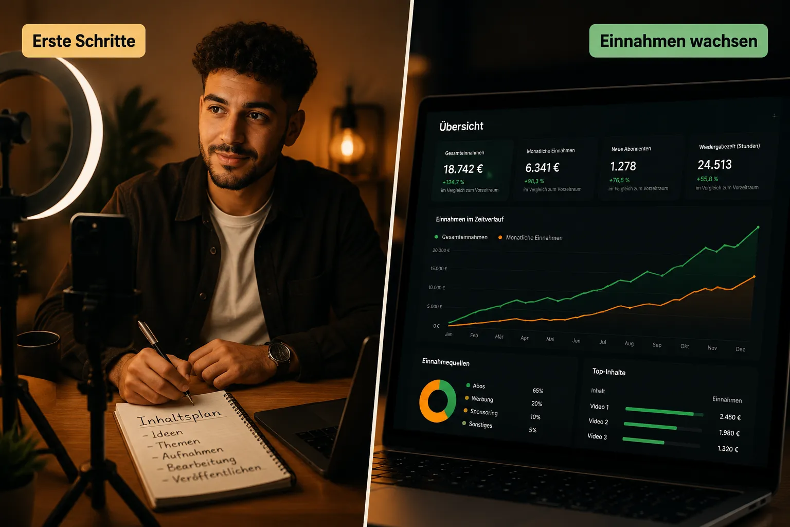 Welche Tools und Ausrüstung brauchen UGC Creators?