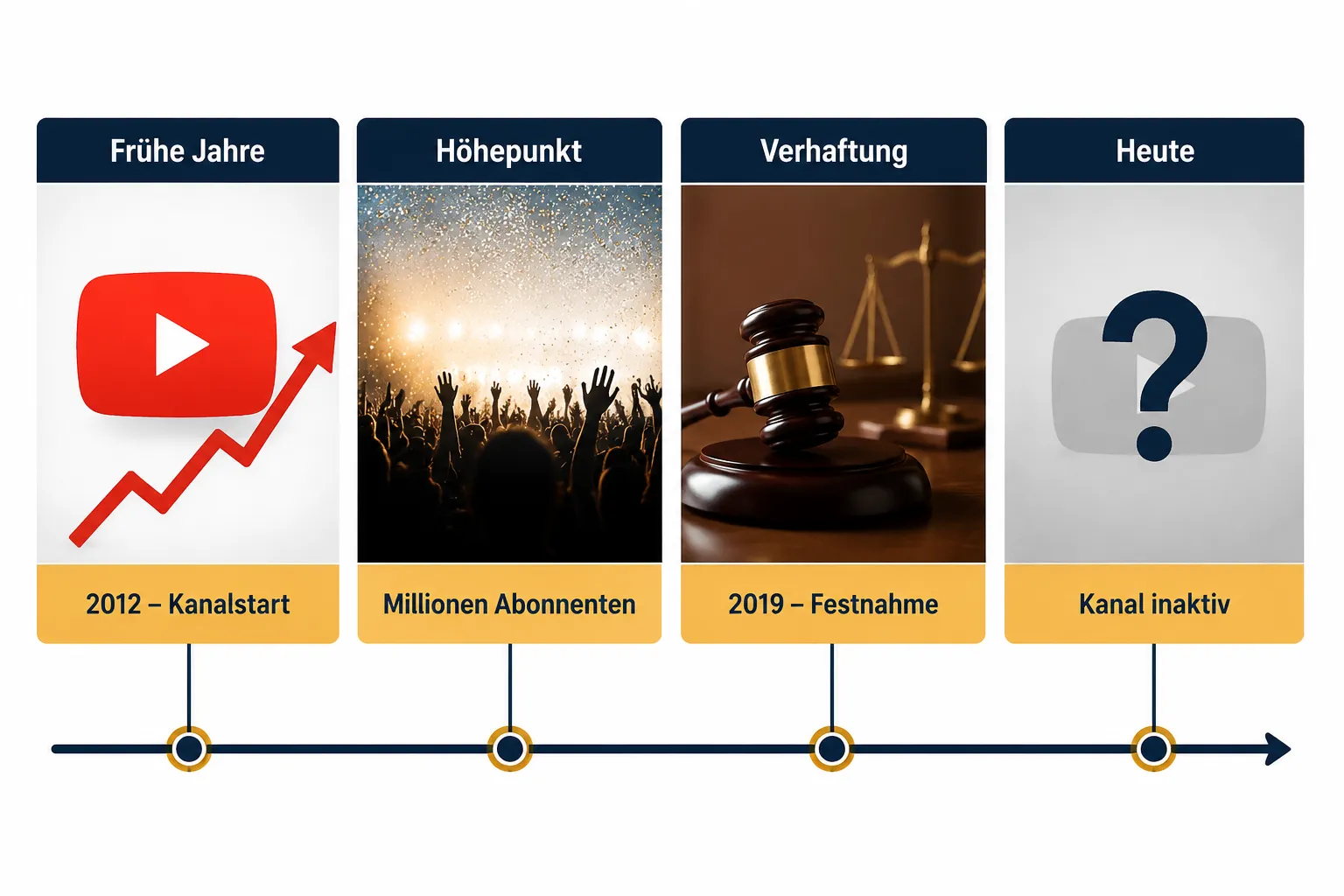 Smartphone mit geöffneter Videoplattform in einer Hand