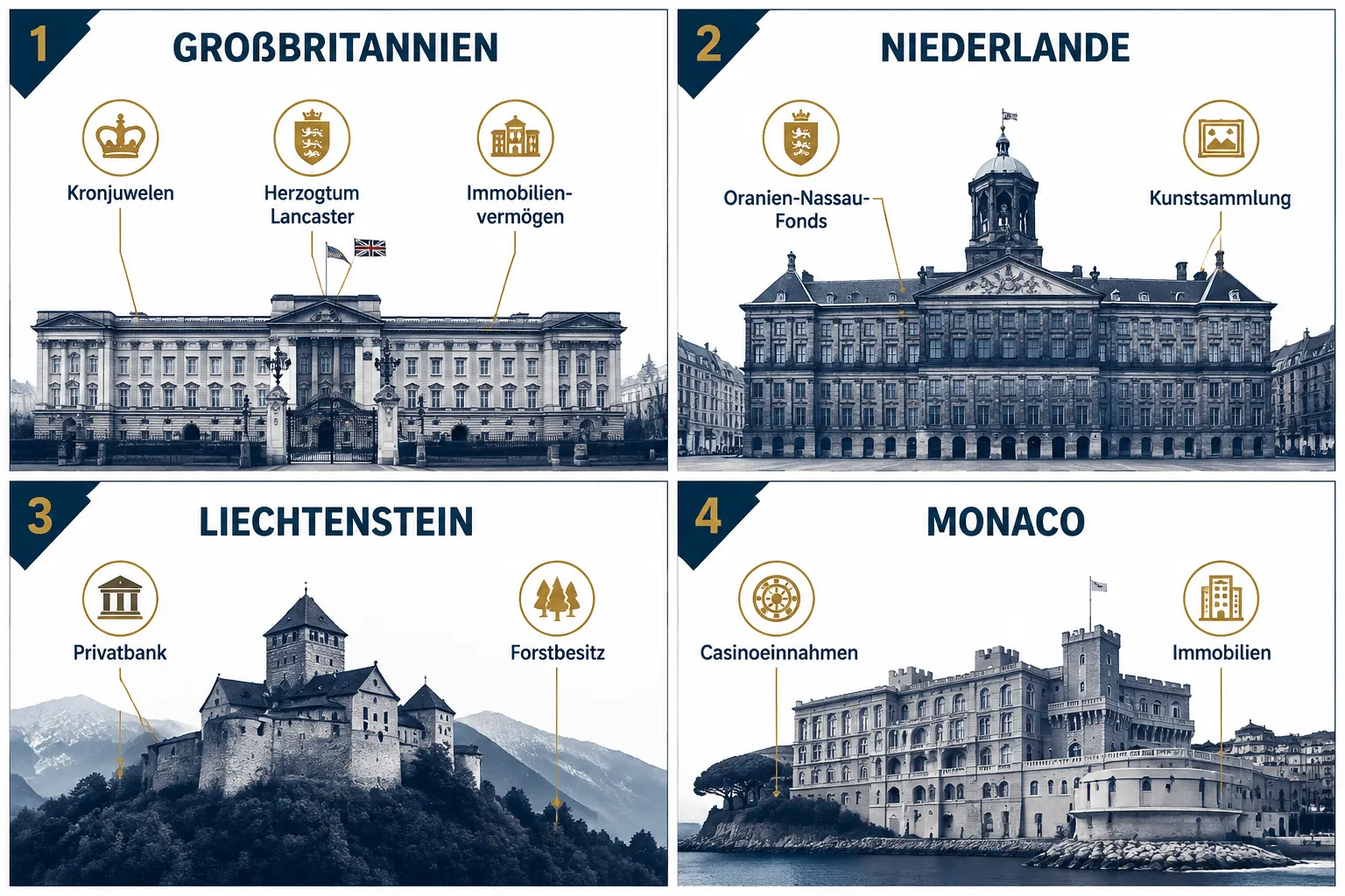 Welche europäischen Adelshäuser sind 2026 die reichsten?